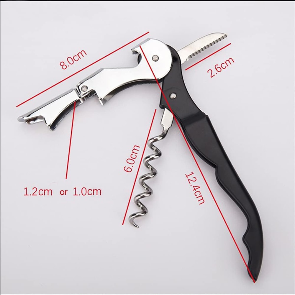 Manual Wine Bottle Opener Waiter Corkscrew Professional Wine Opener With Foil Cutter For Servers Ba 2