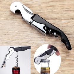 manual wine bottle opener waiter corkscrew professional wine opener with foil cutter for servers bartenders
