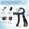 Adjustable Hand Gripper Grip Trainer Kit Finger Hand Exercisers Stress Ball Forearm Ring For Injury 1