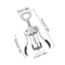 Zinc Alloy Premium Wing Corkscrew Wine Opener Stainless Steel Multifunctional Bottles Opener 5