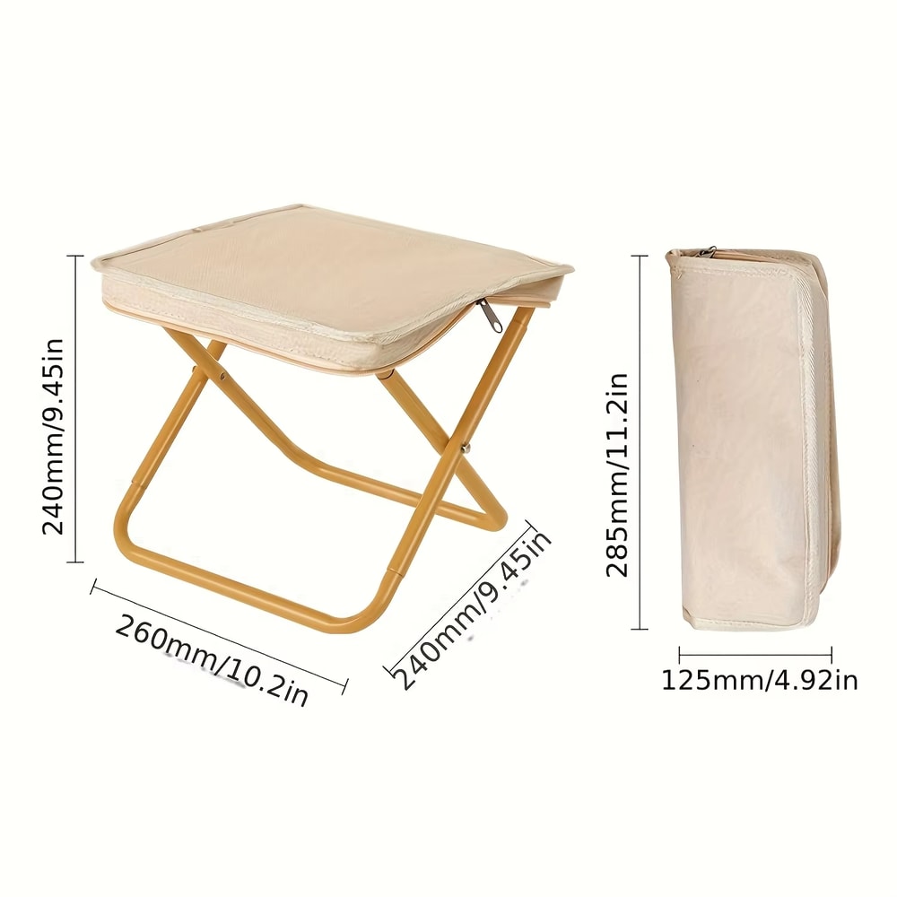 Ultra Light Portable Multifunctional Folding Chair Camping Travel Stool For Outdoor Picnic Fishing 6