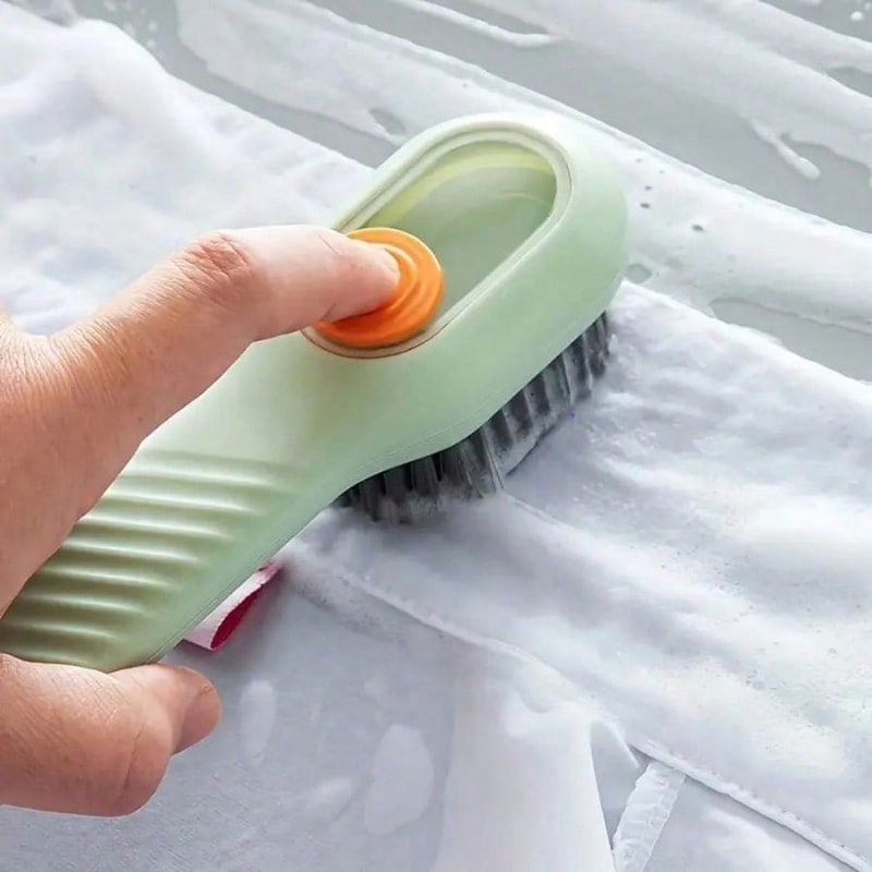 Ergonomic Soft Bristled Shoe Brush For Laundry Footwear And Home Cleaning 4