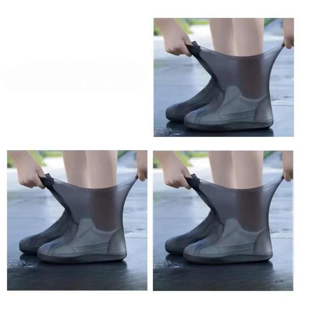 Durable Waterproof Shoe Covers Anti Slip Wear Resistant For Outdoor Hiking 3
