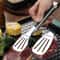 BBQ Grill Food Tong Stainless Steel Salad Bread Clip Buffet Clamp Nonslip 1