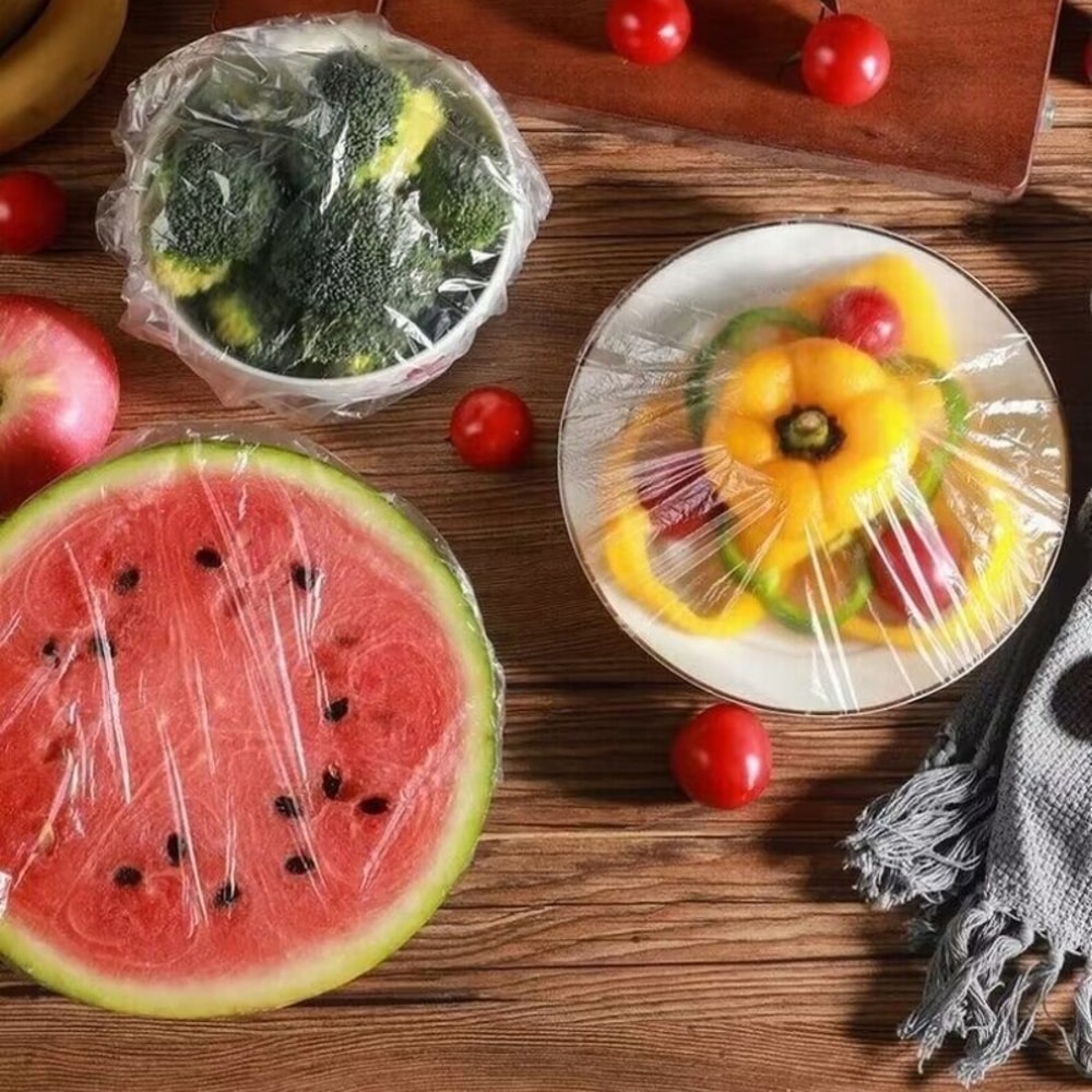 Elastic Food Lids Freshkeep Bags Food Grade Plastic Wrap For Fruit And Vegetable Refrigerator Stora 4