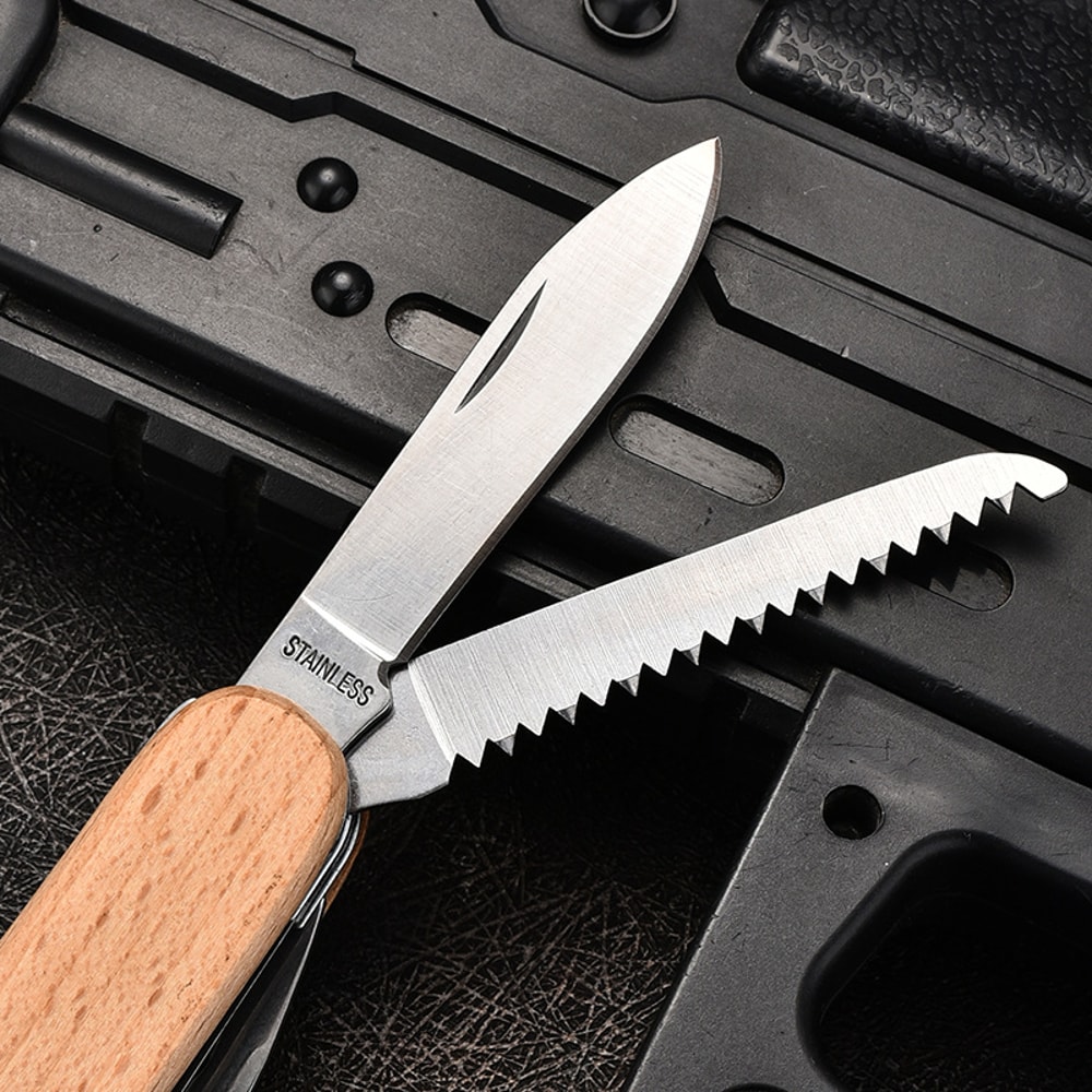 Groomsman Wedding Gift Personalized Wooden Corkscrews Wine Opener Swiss Knife Multifunctional Porta 2