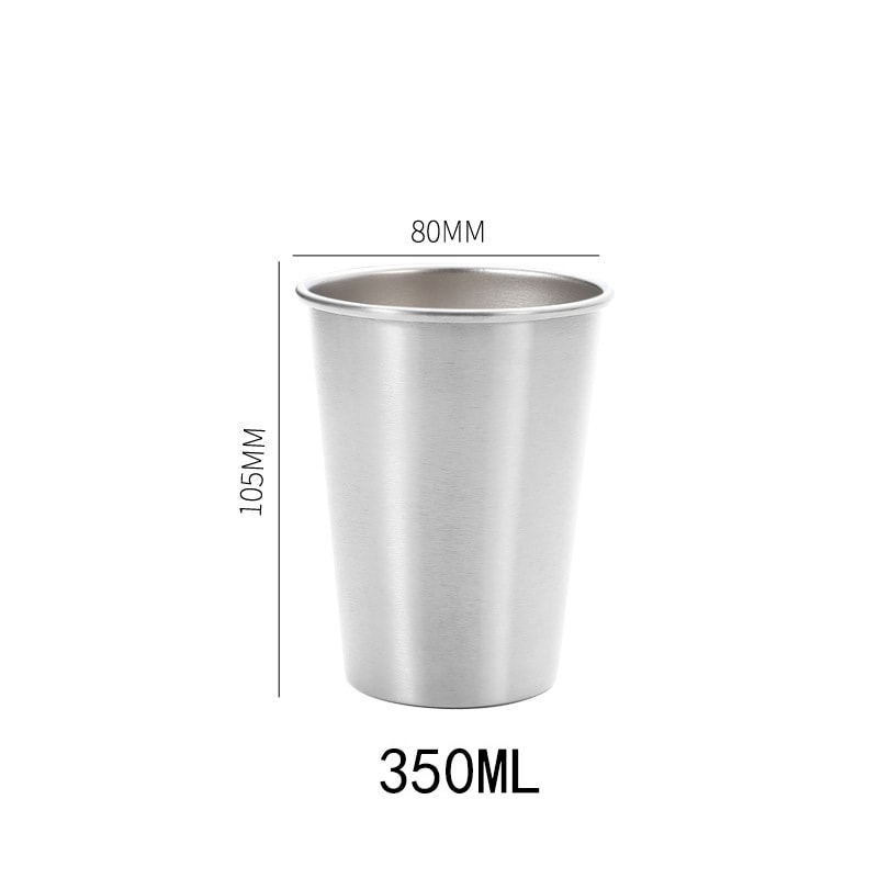 Metal Drink Cup Stainless Steel Tea Mug Coffee Tumbler Beer Mug For Bar Kitchen Office 4