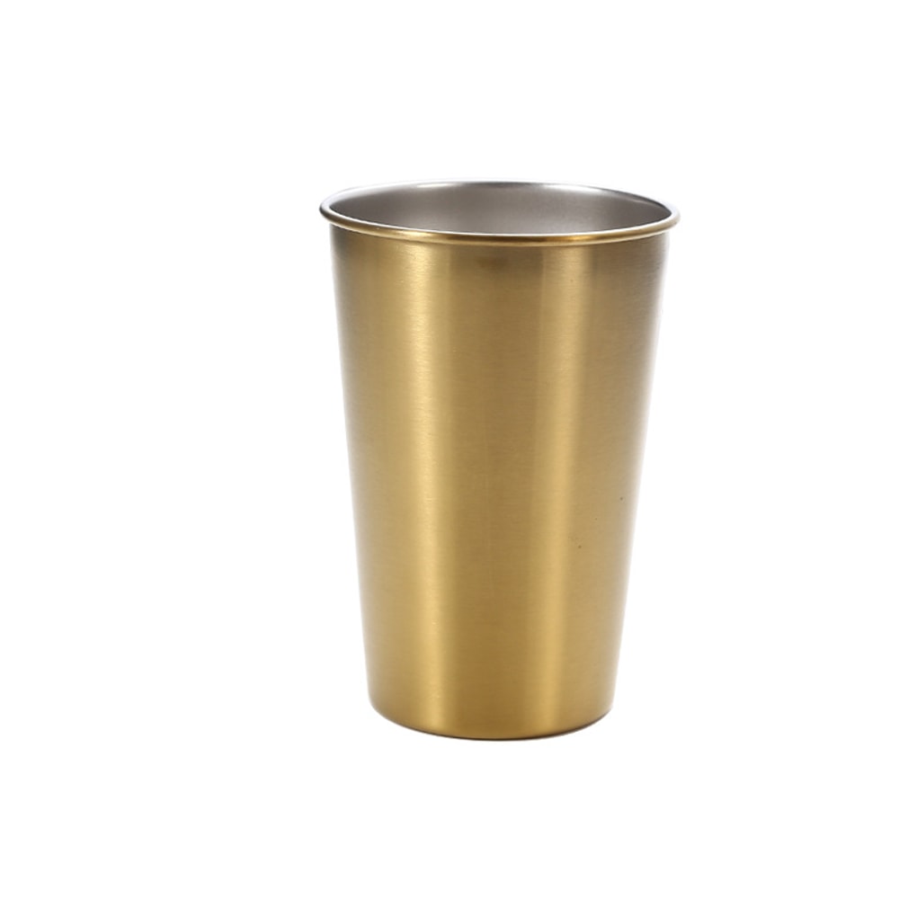 Metal Drink Cup Stainless Steel Tea Mug Coffee Tumbler Beer Mug For Bar Kitchen Office 7