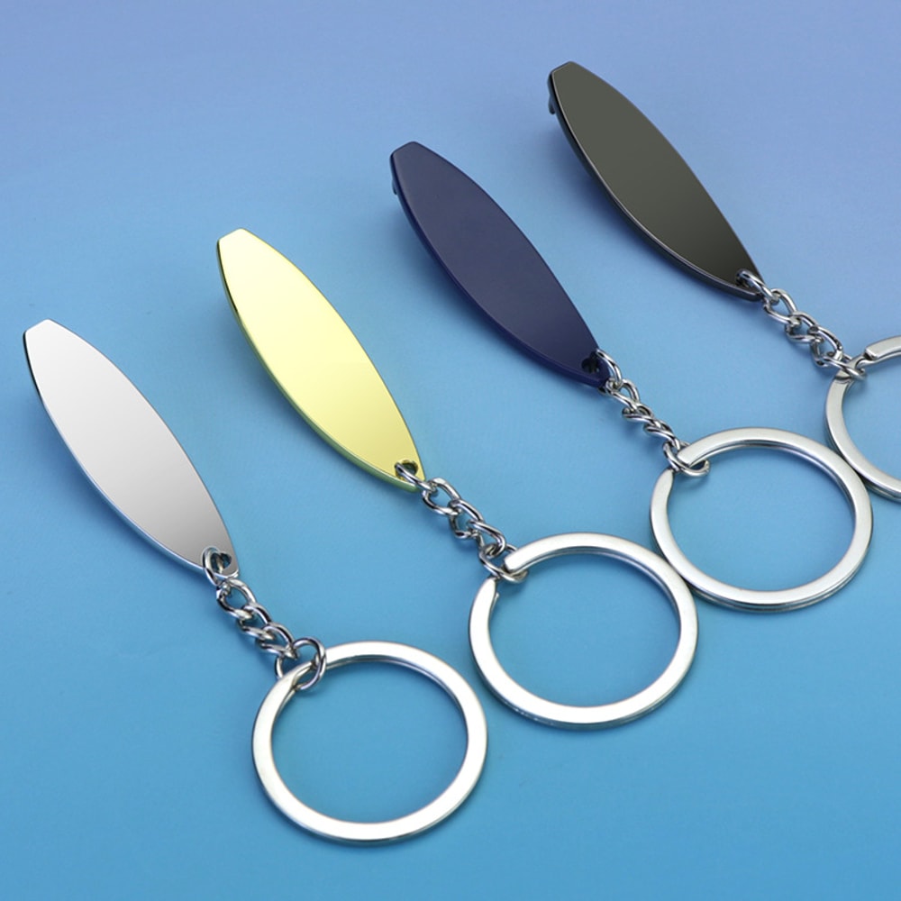 Surfboard Shaped Metal Beer Bottle Opener Keychain For Gift 3