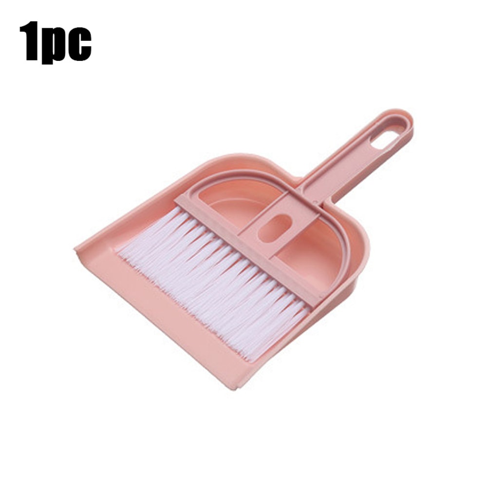 Christmas Gift Mini Desk Broom Dustpan Set Stocking Stuffers Desktop Cleaning Tool 5