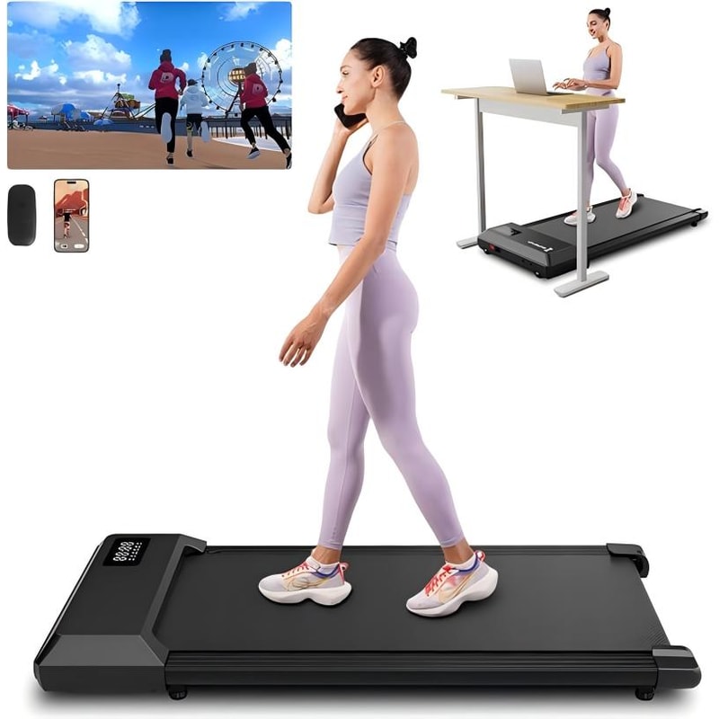 Superun Walking Treadmill Mini Treadmills For Home Office With APP Remote Control Compact Design 5