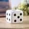 Dice Shaped Ceramic Cigarette Ashtray Creative Ash Tray Desk Accessories For Home Office 3