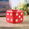 Dice Shaped Ceramic Cigarette Ashtray Creative Ash Tray Desk Accessories For Home Office 6