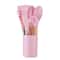 Silicone Kitchenware Non Stick Cooking Set Spatula Shovel Wooden Handle Egg Beaters Utensils 10