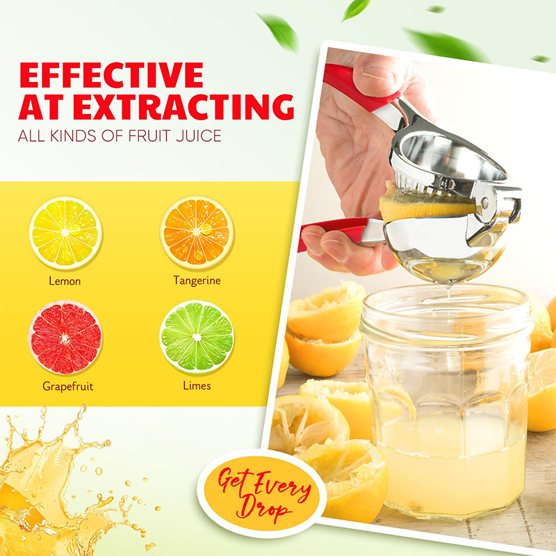 Heavy Duty Manual Stainless Steel Juicer ExtraLarge Size Lemon Squeezer Hand Press Citrus Squeezer 3