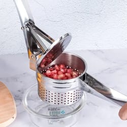 masher ricer press stainless steel kitchen tool for puree fruit vegetable crushing mashed potatoes juicer press maker