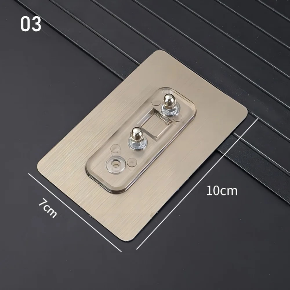 Seamless Adhesive Wall Screws Punch Free Hanging Kit NonTrace Hook For Frames And Photos 7