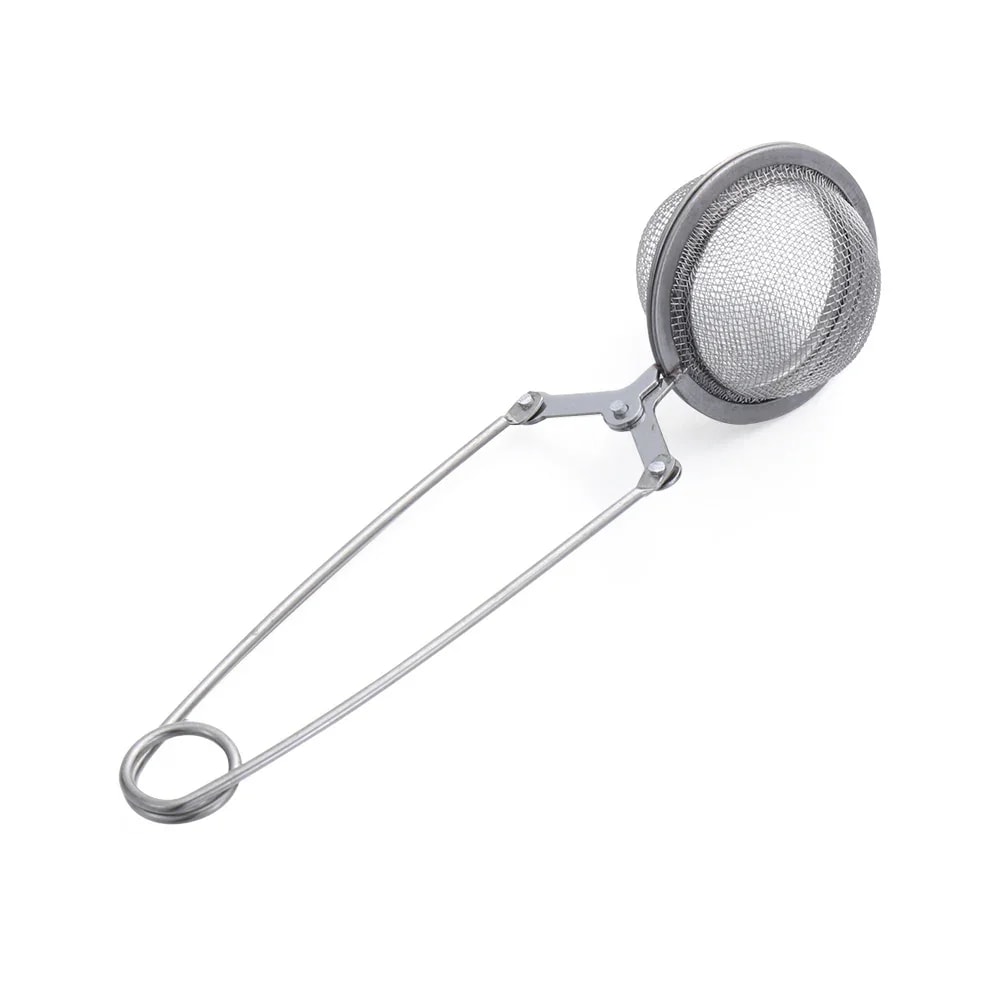 Durable Mesh Strainer Stainless Steel Tea Diffuser With Hanging Hook Handle Portable Loose Leaf Tea 6