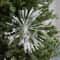 Glitter Plastic Christmas Flowers Simulated Xmas Floral Arrangements DIY Decorative Flowers 2