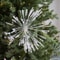 Glitter Plastic Christmas Flowers Simulated Xmas Floral Arrangements DIY Decorative Flowers 2