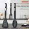Portable Non Stick Heat Resistant Kitchen Utensils Set Comfortable Handle Nylon Cooking Accessories 2