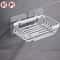 Wallmounted Soap Holder No Drilling Aluminum Adhesive Dish Rack Drill Free Metal Soap Holder Sponge 4