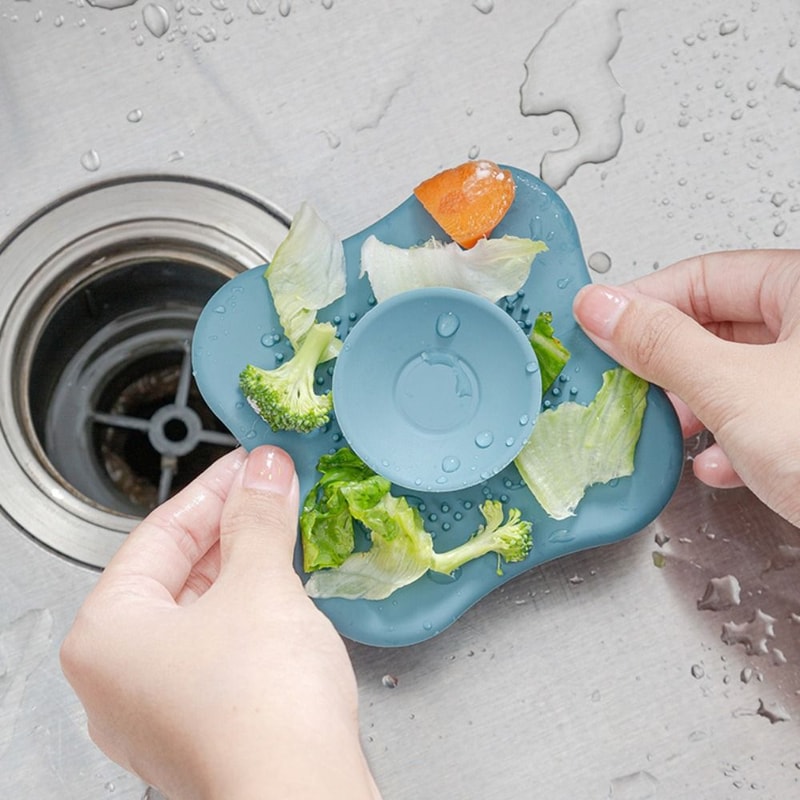 Shower Floor Drain Cover AntiClogging Hair Catcher Stopper Bathroom Sink Filter Deodorant Strainer 2
