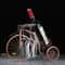 Vintage Wine Rack Metal Bottle and Glass Holder Creative Bar Home Decoration Display Stand