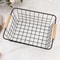 Metal Desktop Storage Basket With Wood Handle Large Capacity Iron Wired Basket For Sundries 1