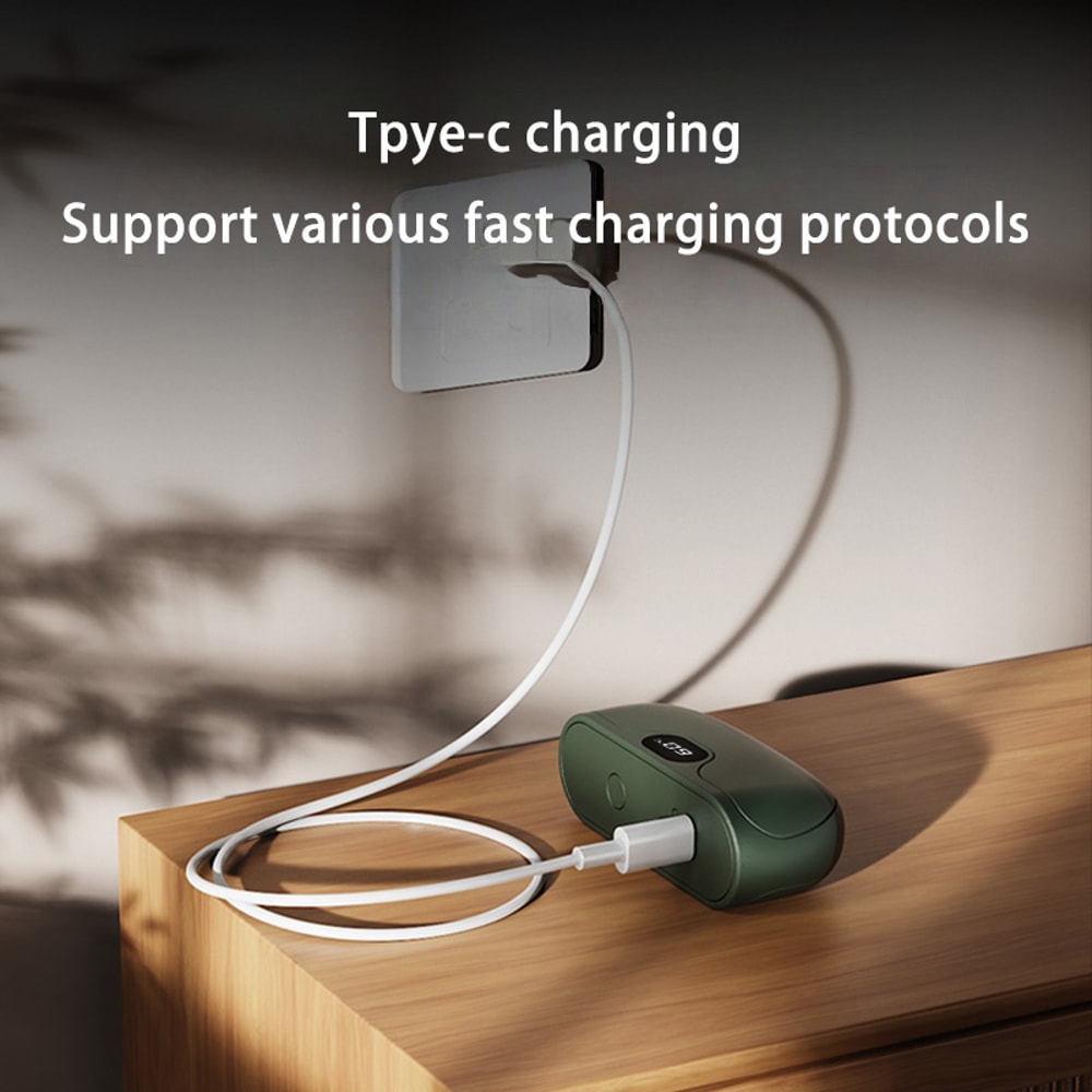 Electric Hand Warmer For Winter Magnetic Digital Display LongLasting Warmth Fast Heating 5