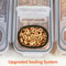 Airtight Cereal Storage Containers With Lids Moistureproof Food Tank Kitchen Organization Box With 3