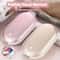 Winter Gift Hand Warmer Portable Lightweight Power Bank Double Sided Heating USB Charging