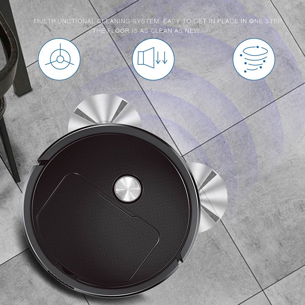 Wireless Smart Sweeping Robot for Home Mini Sweeper Vacuum Cleaner