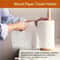 Round Bamboo Paper Towel Holder Wooden Dispenser Storage Rack For Kitchen Bathroom Organization 2