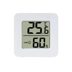 lcd mini thermometer hygrometer for indoor temperature, electronic meter sensor, weather station display for home use