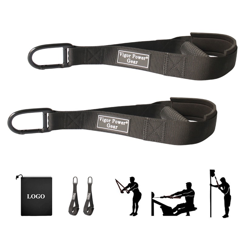 Fitness Tension Rope Triceps Lowering Rope Face Pull Handles Push Set For Back Shoulder Triceps Gym 2