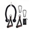Fitness Tension Rope Triceps Lowering Rope Face Pull Handles Push Set For Back Shoulder Triceps Gym 4