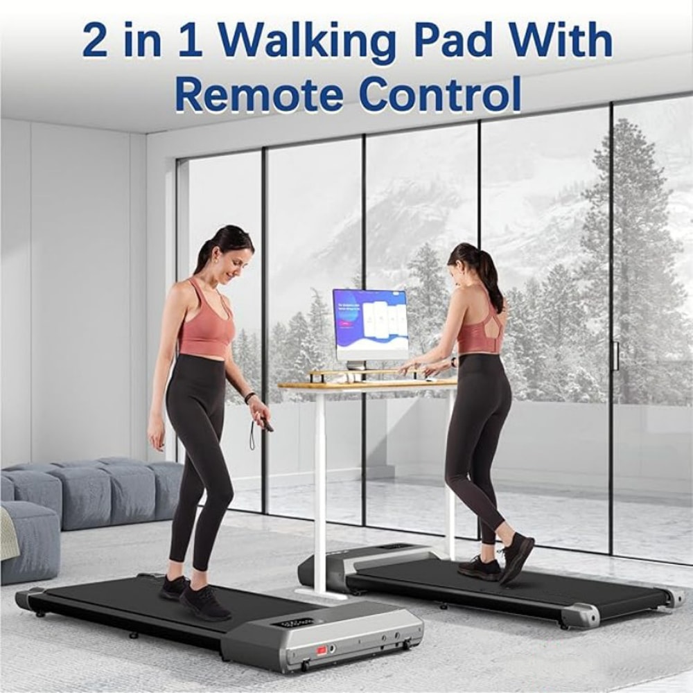 Walking Running Fitness Treadmill For Home LCD Display Walking Pad Exercise Machine 2