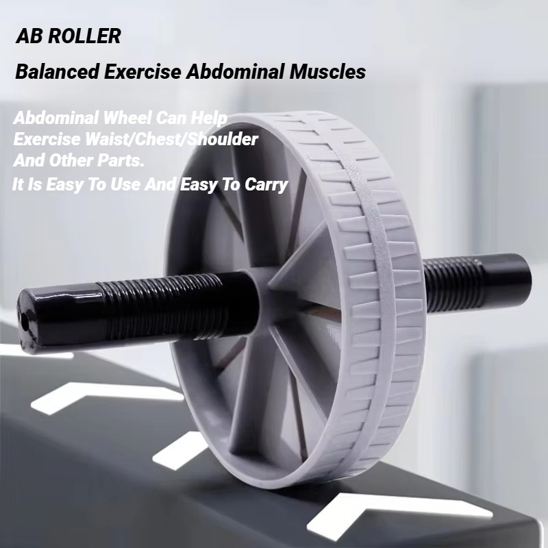 Silent Abdominal Wheel Non-slip Roller for Muscle Strengthening Fitness Training Strong Load Bearing Home Use Exercise