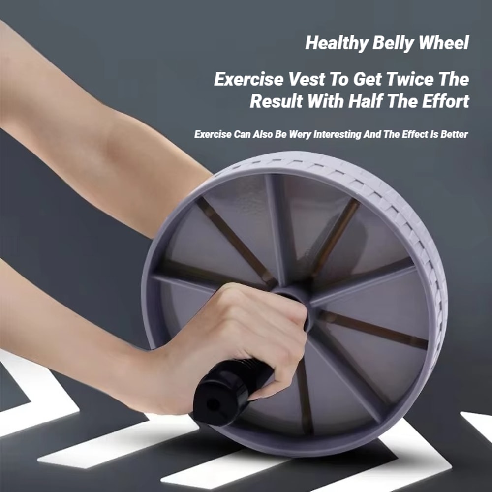 Silent Abdominal Wheel Non-slip Roller for Muscle Strengthening Fitness Training Strong Load Bearing Home Use Exercise