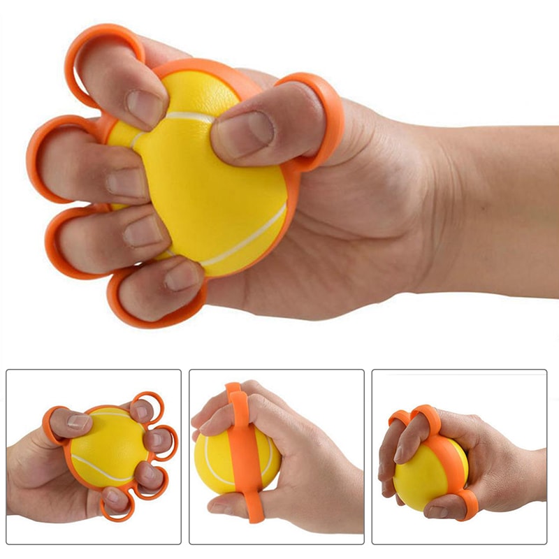 Finger Exercise Grip Strength Trainer For Arthritis Hand Therapy Ball Stress Relief Muscle Recovery 1