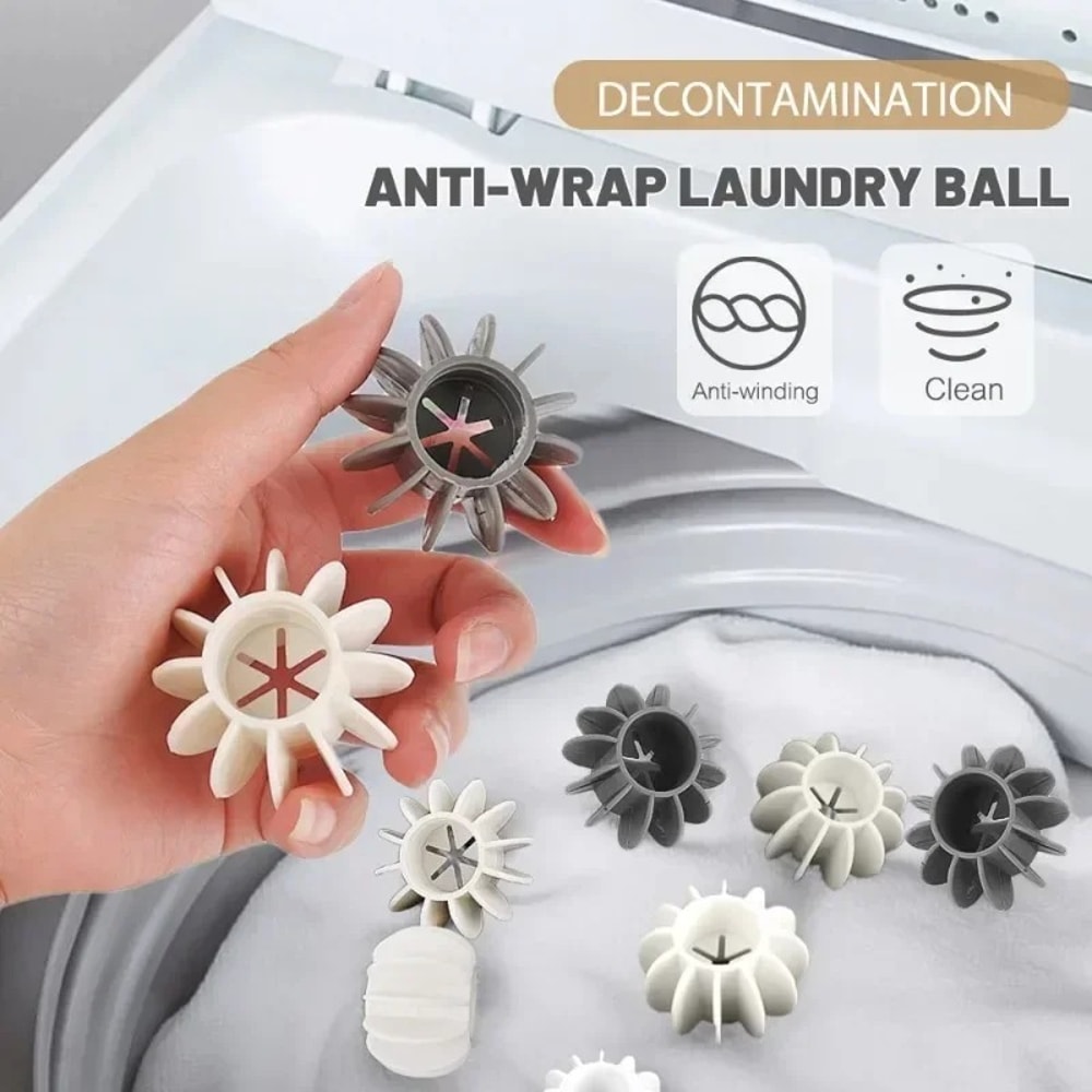Reusable Silicone Laundry Balls Anti Angle Cleaning Ball for Washing Machine Supplies and Cleaning