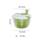 Manual Salad Spinner Dryer Quick Drying Multifunction Vegetable Food Dehydrator Household Kitchen Essential