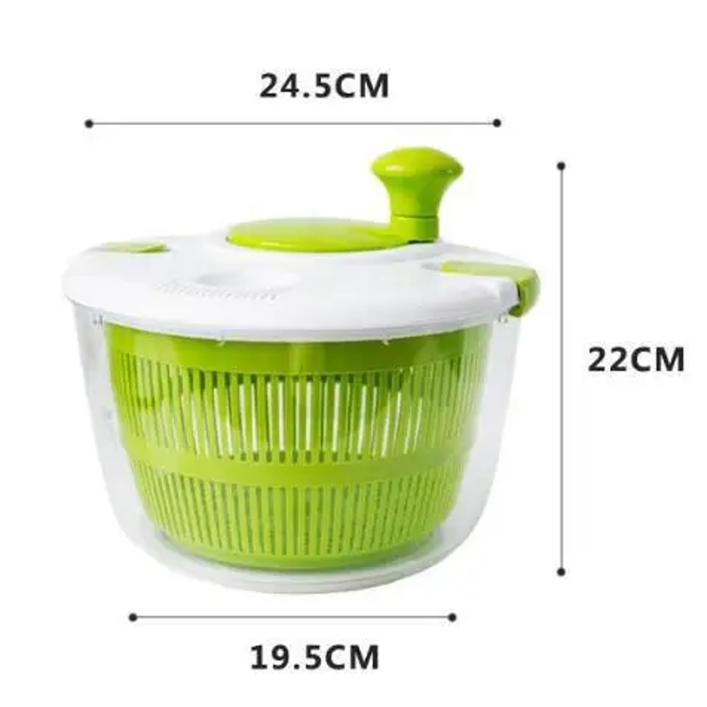 Manual Salad Spinner Dryer Quick Drying Multifunction Vegetable Food Dehydrator Household Kitchen Essential
