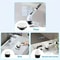 Electric Cleaning Brush Cordless Rotating Scrubber With Brush Heads And Adjustable Extension Handle 3