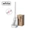 WallMounted Toilet Brush With Base Soft Rubber Brush Head AllRound Cleaning Brush For Bathroom Quic 6