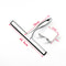 Household Stainless Steel Shower Squeegee with Hooks for Shower Doors Window and Glass Cleaning Tool