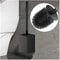 Standing Toilet Brush Holder Set Square Wall Mounted Toilet Brush For Bathroom RV Hotel Restroom 6