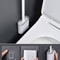 Non Perforated Toilet Brush For Household Use No Dead Corners Wall Mounted Cleaning Tool For Toilet 4