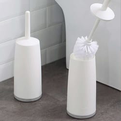 long handle toilet cleaning brush with standing base plastic wc bathroom accessories